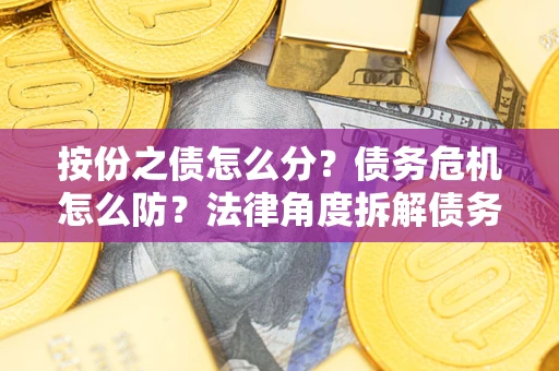 济南按份之债怎么分？债务危机怎么防？法律角度拆解债务分配与风险自保指南