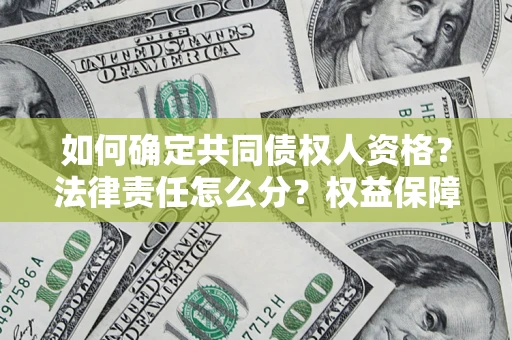 济南如何确定共同债权人资格？法律责任怎么分？权益保障技巧揭秘！