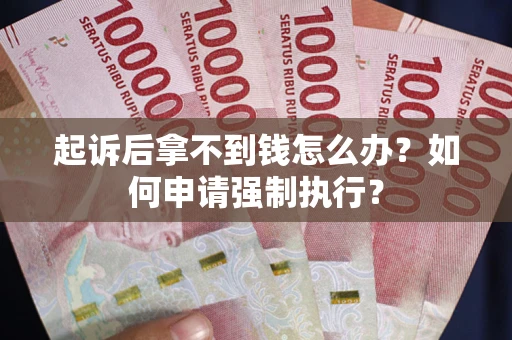 济南起诉后拿不到钱怎么办？如何申请强制执行？