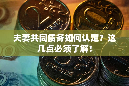 济南夫妻共同债务如何认定？这几点必须了解！