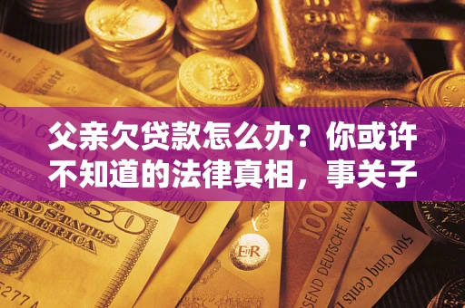 济南父亲欠贷款怎么办？你或许不知道的法律真相，事关子女未来