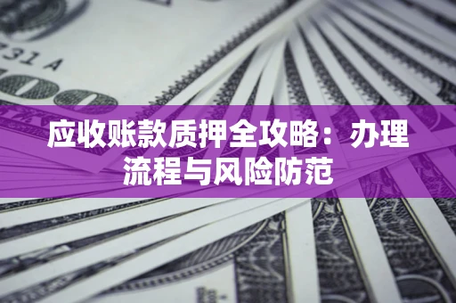 济南应收账款质押全攻略：办理流程与风险防范
