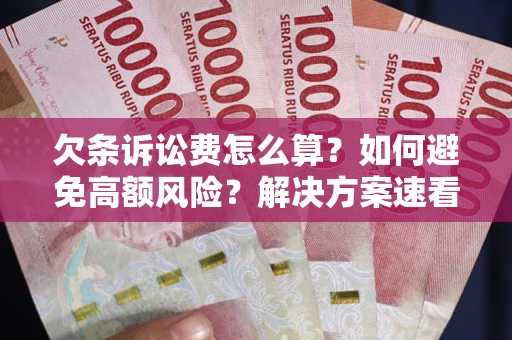 济南欠条诉讼费怎么算？如何避免高额风险？解决方案速看！