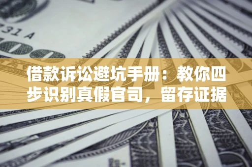 济南借款诉讼避坑手册：教你四步识别真假官司，留存证据不踩雷