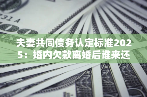 济南夫妻共同债务认定标准2025:婚内欠款离婚后谁来还? 济南夫妻共同债务认定标准2025:婚内欠款离婚后谁来还?