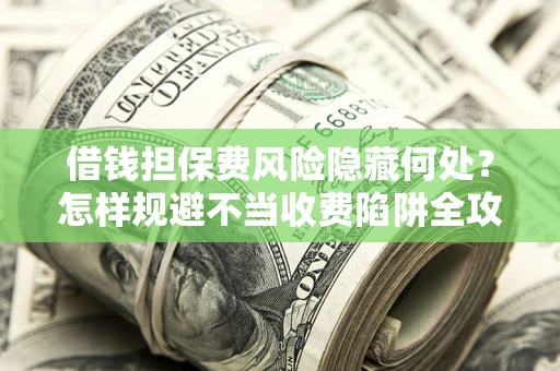 济南借钱担保费风险隐藏何处？怎样规避不当收费陷阱全攻略！